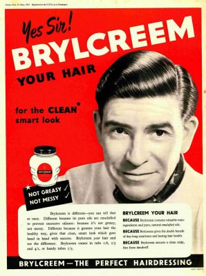 Vintage Brylcreem ad
