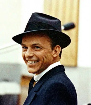 Frank Sinatra With Collar Pin