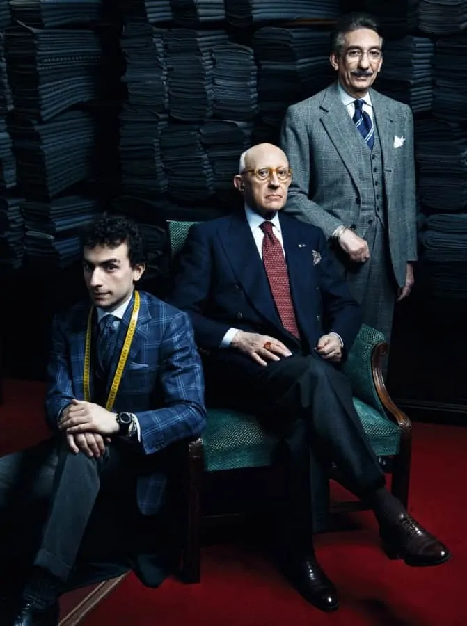 3 tailor generations at A. CARACENI