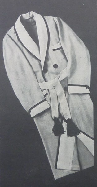 mens short dressing gown jacket