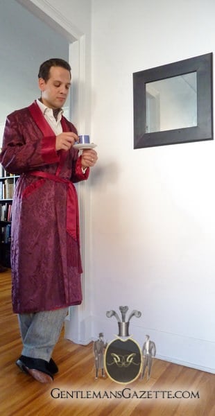 classic mens dressing gown