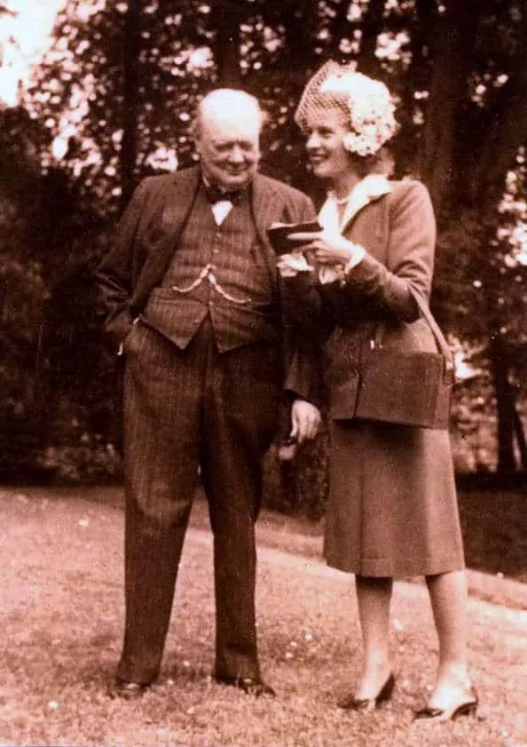 Winston Churchill & Odette Pol-Roger