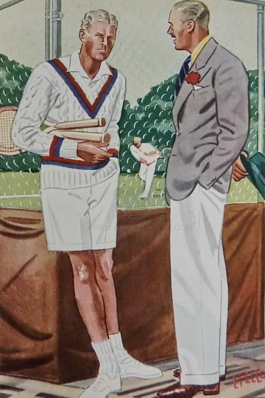 Tennis-Cable-Knit-V-neck-Sweater-Apparel-Arts-1936
