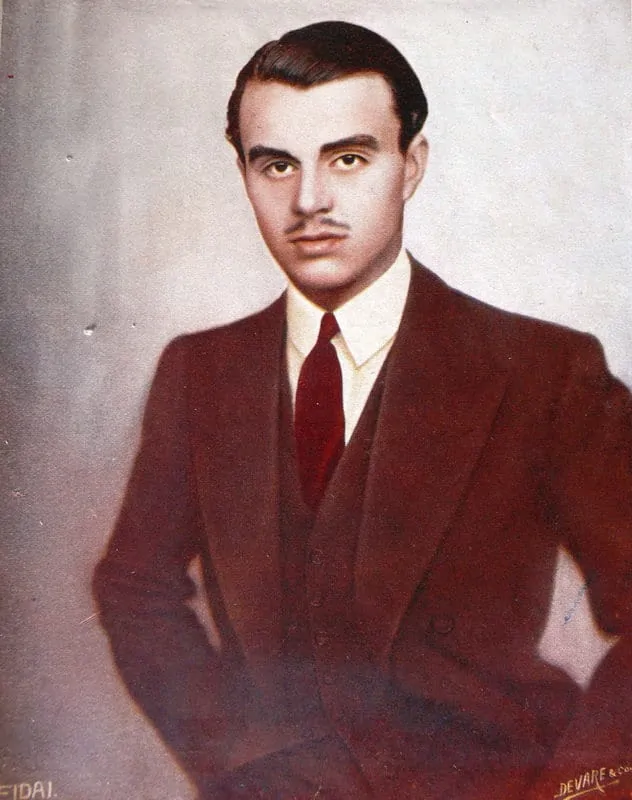Aly Khan with Moustache
