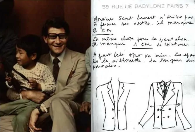 Ferdinando Caraceni for Yves Saint Laurent