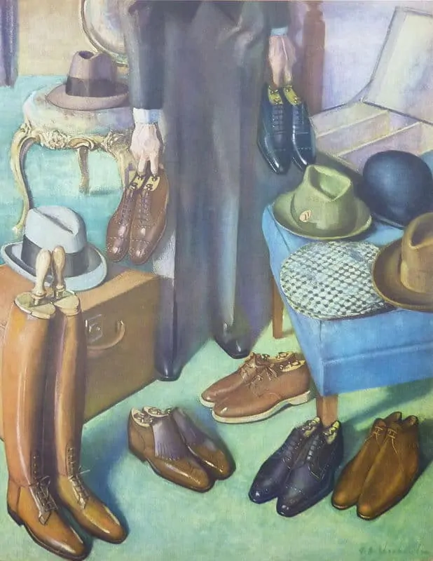 Shoes and Hats for Fall Apparel Arts 1933