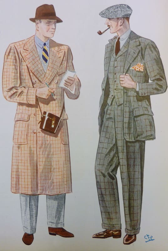 Harris Tweed Overcoat and Suit