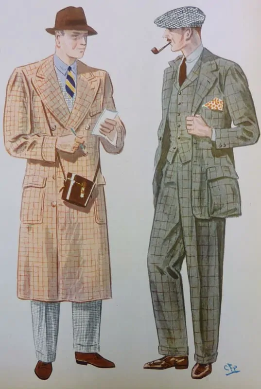 Harris Tweed Overcoat and Suit