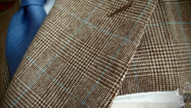 Prince of Wales Check with Blue Overplaid