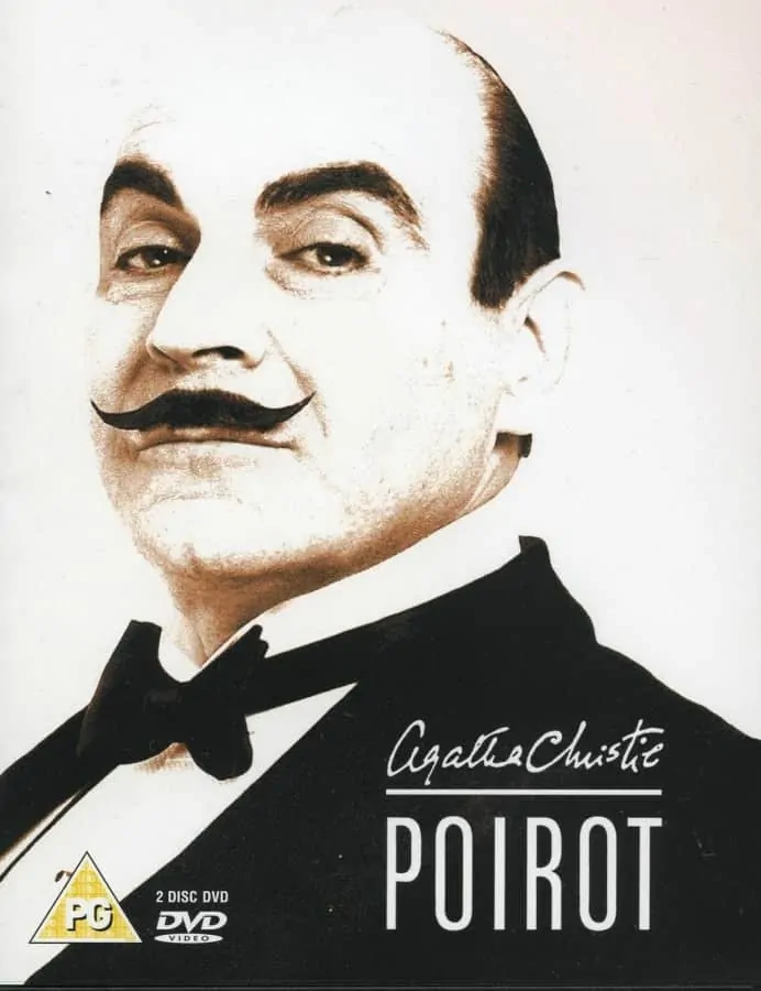 Hercule Poirot in Black Tie - DVD Cov
