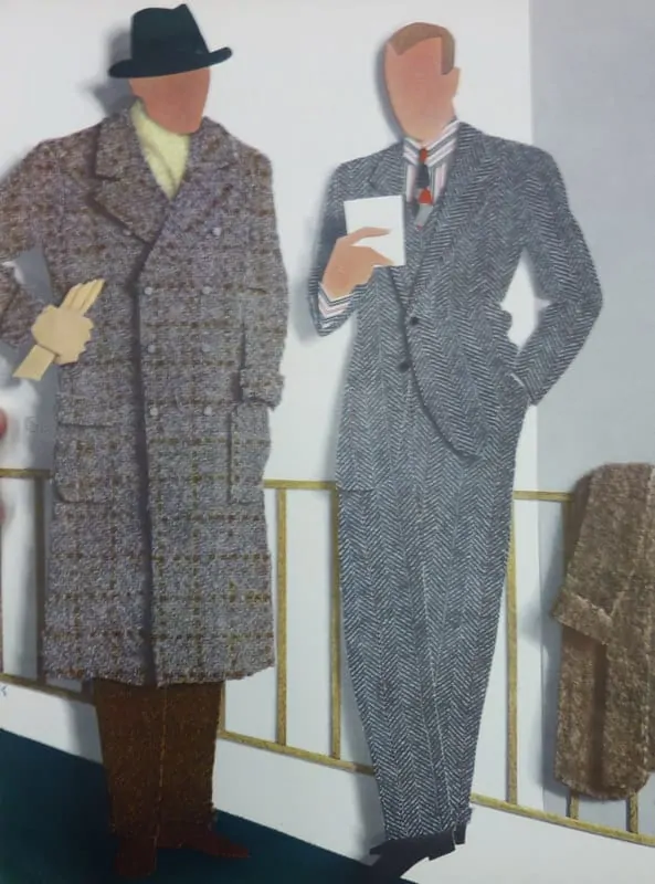 Ulster Coat and Tweed Suit for Winter