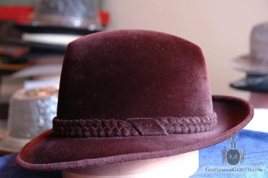 Hat With A Seal Velour Finish