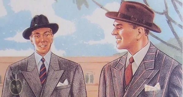 Devise lovende karakter 1940s Fashion For Men