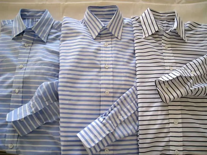 Bold Horizontal Stripe Shirts by Etutee
