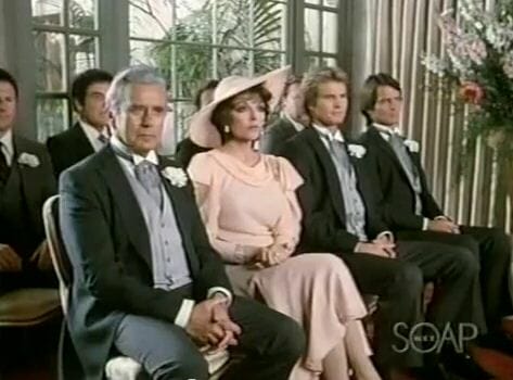 A wedding in the 1985 season finale of "Dynasty"