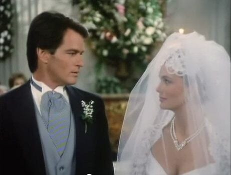 Another "Dynasty" wedding, this one in 1987.