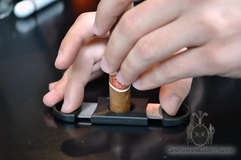 Cutting a Cigar