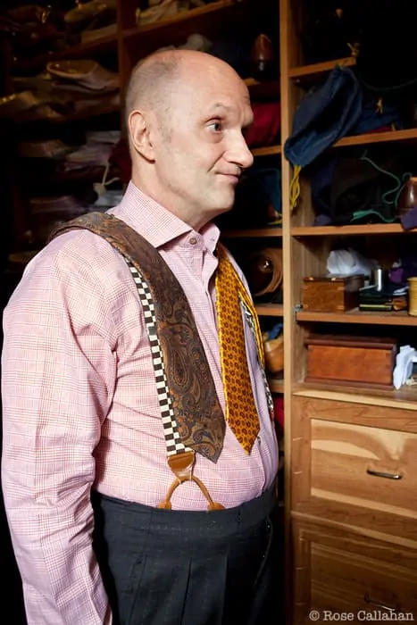 Edward Hayes Debating What Tie To Wear