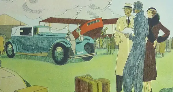 Fashion Illustraions in 1930s Ads
