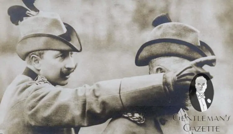 Kaiser Wilhelm II with Hunting Homburg Hat