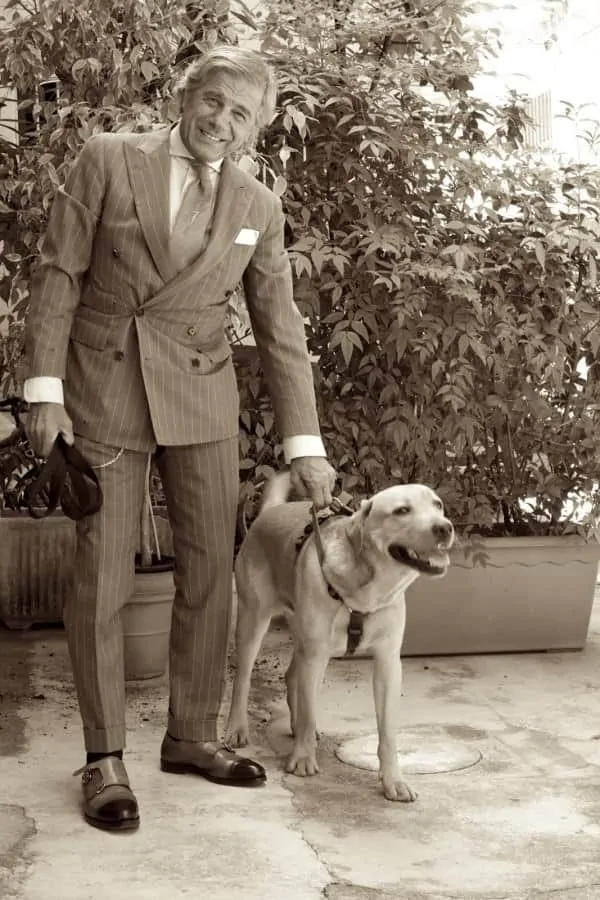 Lino With Dog by another photographer