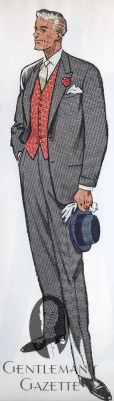 Sleeved Cuffs on Lounge Suit in the 1950's