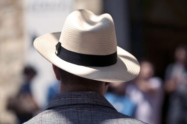 Panama Hat with Rakish Brim