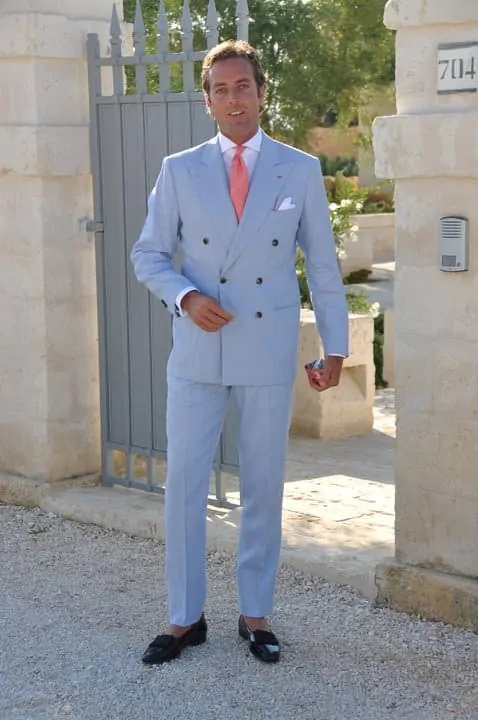 Summer Suit with Opera Pumps