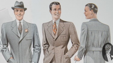 Viennesse Suit Styles in the 1930's