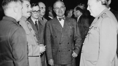 Potsdam Conference 1945 - Stalin, Truman & Churchill