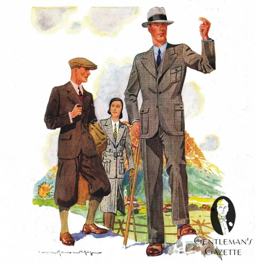 Knickerbockers & Country Suit with Peaked Lapels