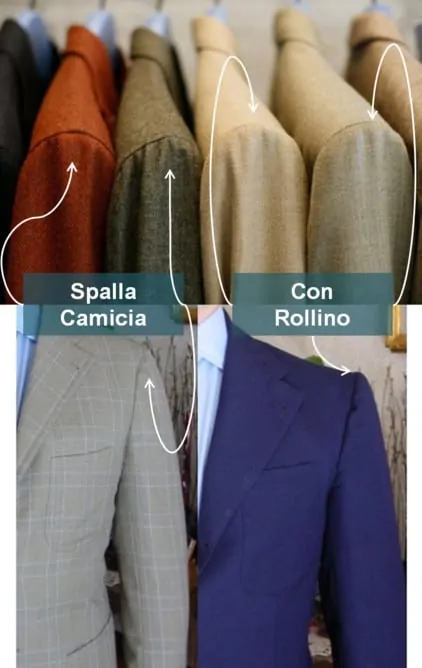Spalla Camicia vs. Con Rollino