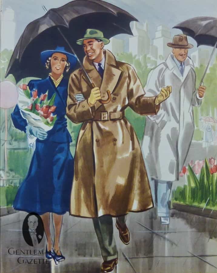 American Trenchcoat of the 1940's