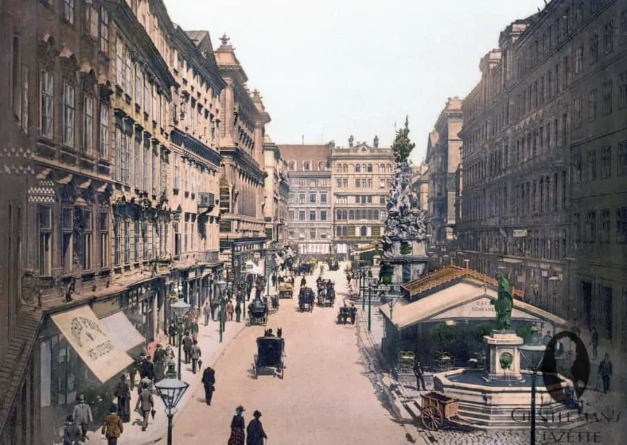 Graben in Vienna around 1900