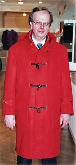 Bespoke Duffle Coat in Red by Richard Anderson
