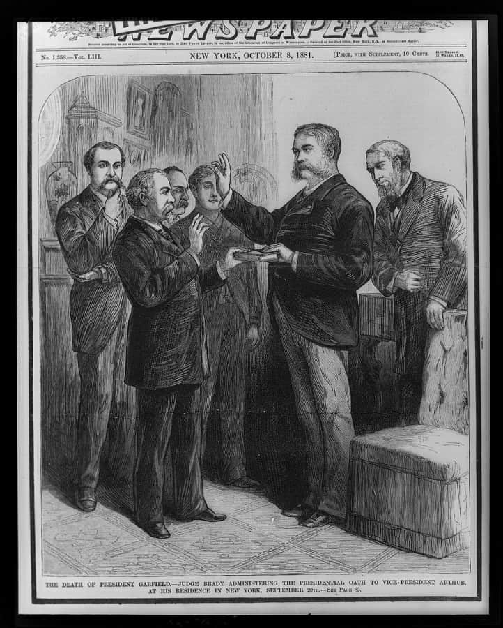 Chester Arthur Sep 20, 1881 in Stroller Suit with open quarters