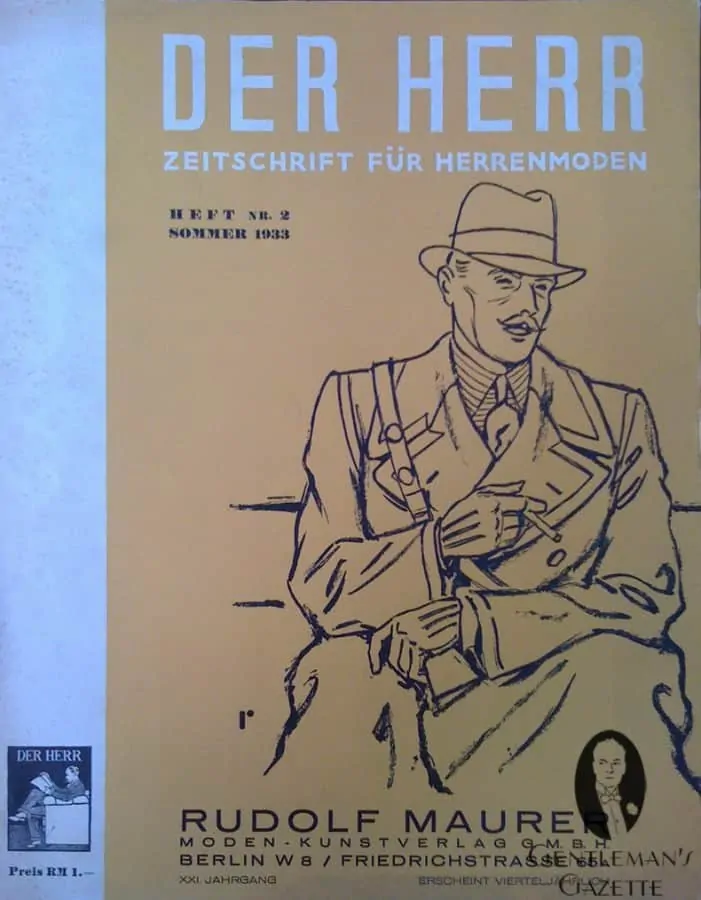 Der Herr Cover of the 1930's