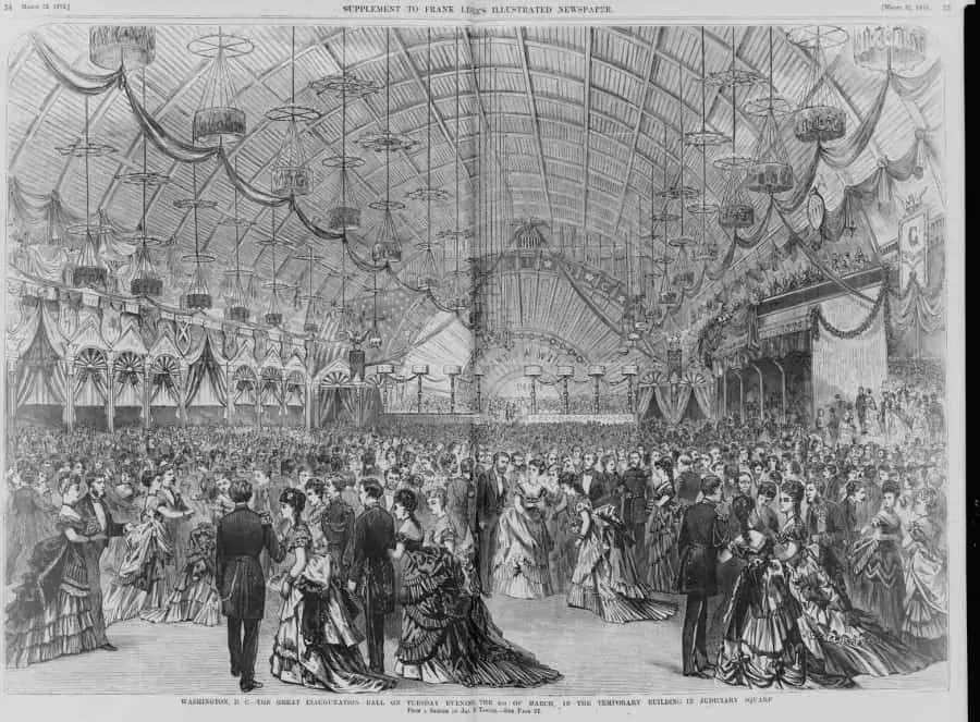 Inaugurational Ball on March 4, 1873 for Ulysses S. Grant