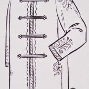 Polish Frock Coat At Around 1850 Predecessor Of The Duffle Coat With Toggles Hood Polish Frock Coat at around 1850 - predecessor of the duffle coat with toggles & hood