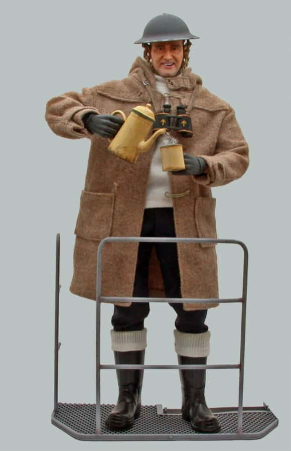 Wax Figure of Montgomery in Duffle Coat