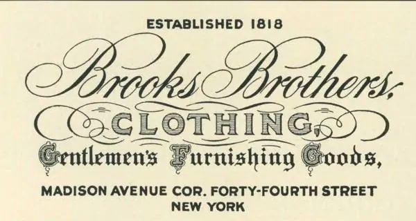 Brooks Brothers History
