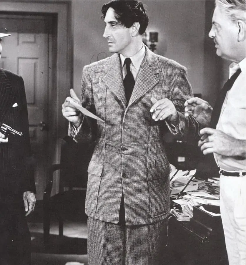 Basil Rathbone in Norfolk Suit