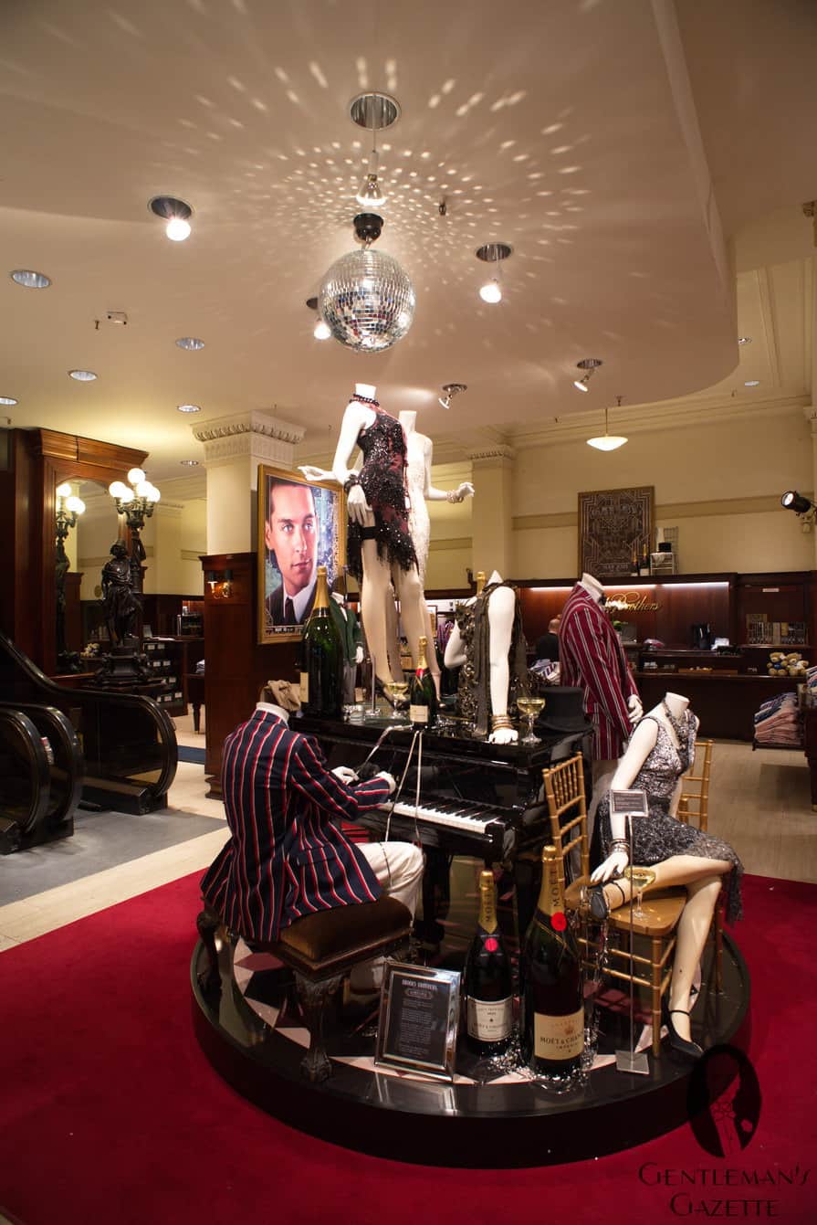 Gatsby Club blazer display at Brooks Brothers on Madison Ave