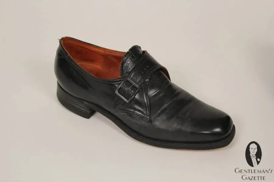 Square toe monk strap shoe from Harry S. Truman
