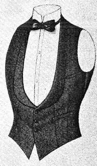 1920 Evening Vest 1920 Evening vest
