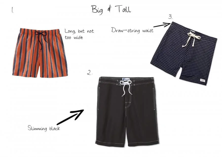 Long Board Shorts for Tall Guys: Board Shorts with Blue Green Stripe –  American Tall