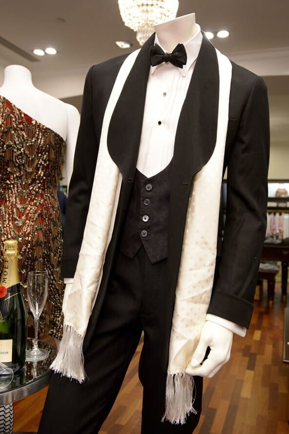 Gatsby Black tie ensemble from Brooks Brothers with shawl collar
