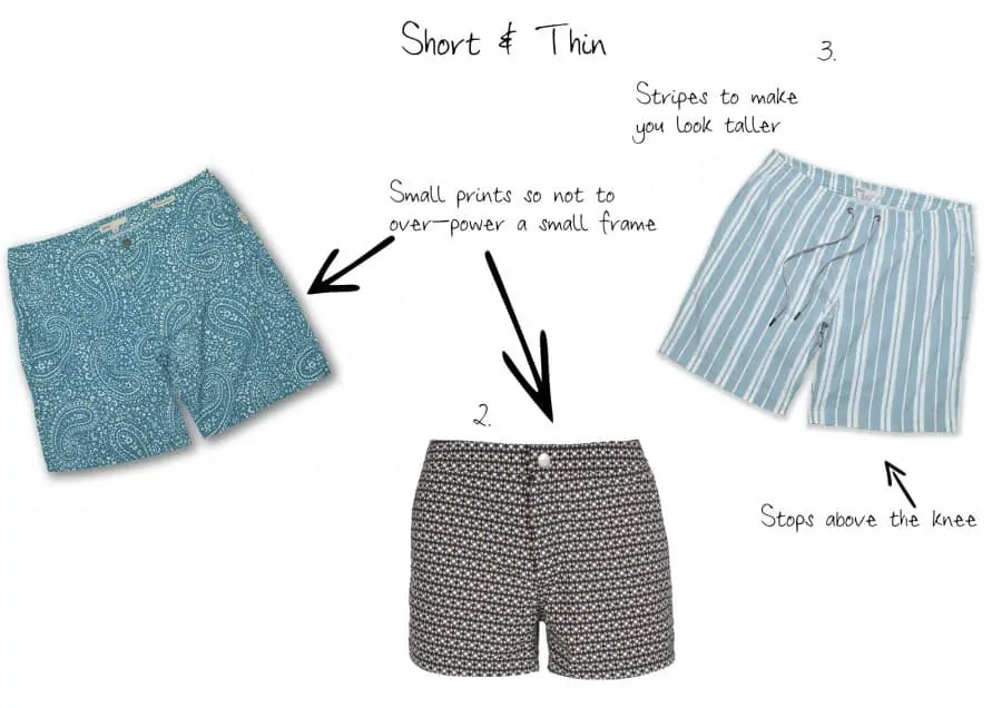 Short & Thin swim trunks