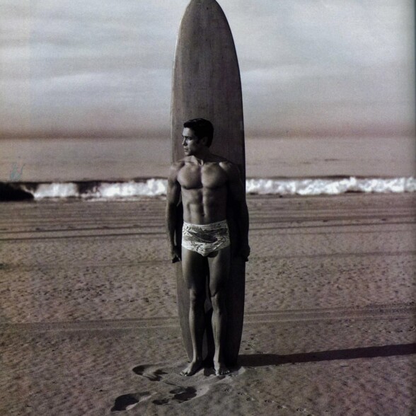 Surf trunks in 1960
