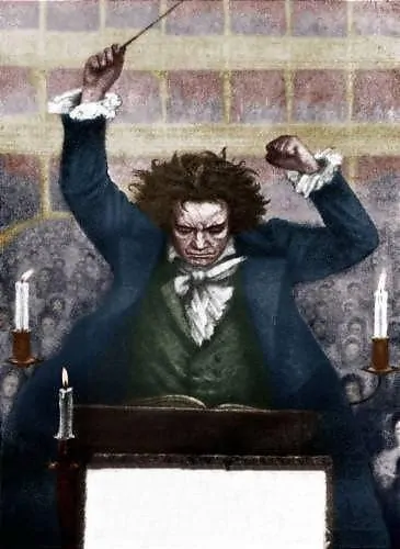 Second painting of Ludwig van Beethoven by Michel Katzaroff